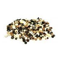 1 kilo huge assorted bag of buttons cream brown