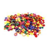 1 Kilo Huge Assorted Bag of Buttons Brights