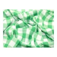 1 check corded gingham dress fabric lime green