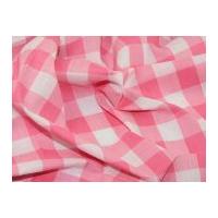 1 check corded gingham dress fabric pink