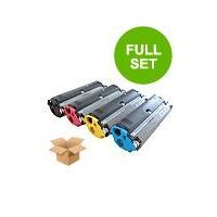 1 full set of epson s050100 black and 1 x colour set s05009789cmy rema ...