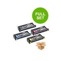 1 Full Set of Epson S051127 Black and 1 x Colour Set S051124/26/C/M/Y (Remanufactured) Toner Cartrid