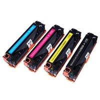 1 Full Set of HP CB540A and 1 x Colour Set CC541-3A C/M/Y (Remanufactured) Toner Cartridges