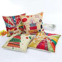 1 pcs 4545cm Cartoon Christmas Series Pillow Case