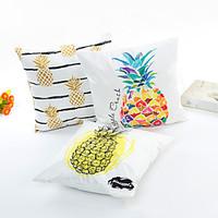 1 Pcs 45CM45CM Pineapple Series Silk Pillow Case