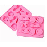 1 piece bow cake mold 3d cartoon for candy for pudding for ice for cho ...