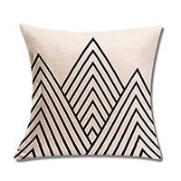 1 Pcs Geometry Triangle Stripe Pillow Cover Classic Sofa Cushion Cover Home Decor 4545Cm Pillow Case