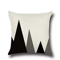 1 Pcs Simple Triangle Mountain Pattern Pillow Case Creative Pillow Cover 4545Cm Cushion Cover