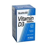 1 Pack of HealthAid Vitamin D 1000iu 120 Tablet
