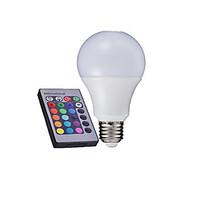 1 pcs E27 5W 6000K High Power LED 350-420LM RGB A Remote-Controlled Globe Bulbs AC 85-265V