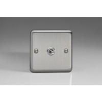 1-Gang 10A Toggle Switch - Matt Chrome