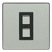 1 Gang Dimmer 250W- Chrome