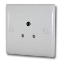 1-Gang 5A Round Pin Socket