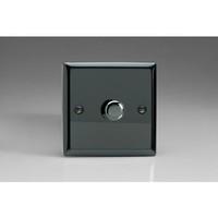 1-Gang 2-Way Iridiam Black LED Dimmer