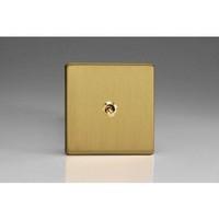 1-Gang 10A Toggle Switch - Brushed Brass