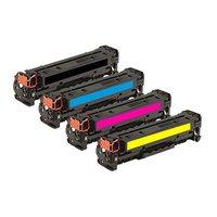 1 Full Set of HP 131X (CF210X) Black and 1 x Colour Set 131A C/M/Y (Remanufactured) Toner Cartridges
