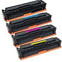 1 Full Set of HP 410X (CF410X) Black and 1 x Colour Set C/M/Y (Remanufactured) Toner Cartridges