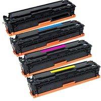 1 full set of hp 410x cf410x black and 1 x colour set cmy remanufactur ...