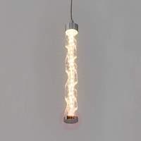 1-bulb LED pendant light Rieke made of glass