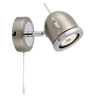 1 Light Satin Silver Spot Light