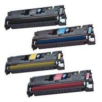 1 Full Set of HP C9700A and 1 x Colour Set 01-03A C/M/Y (Remanufactured) Toner Cartridges