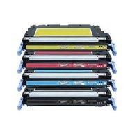 1 Full Set of HP Q6470A and 1 x Colour Set Q7581A-3A C/M/Y (Remanufactured) Toner Cartridges