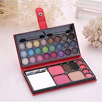 1 pcs colorful make up box of 24 eye shadow 2 blush 2 eyebrow powder 1 ...