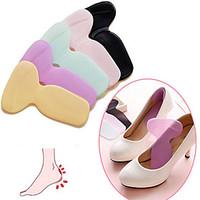 1 pair soft silicone multicolor insole pads high heel gel foot care pr ...