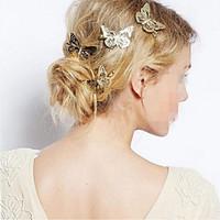 1 Pcs Butterfly Hairpin Hair Accessories Left And Right Edge Clip