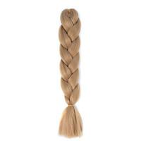 1 Pack Brown Blonde Crochet 24inch Fiber 100g Jumbo Braids Hair Extensions Kanekalon Hair Braids