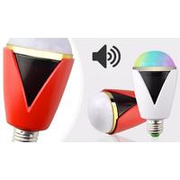 1 App-Controlled Bluetooth LED Bulb with Speaker