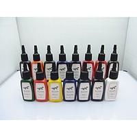 1 Set BaseKey Tattoo Ink 15MLx15 colors