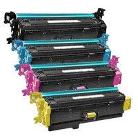 1 Full Set of HP 508A (CF360A) Black and 1 x Colour Set CF361/2/3C/M/Y (Remanufactured) Toner Cartridges