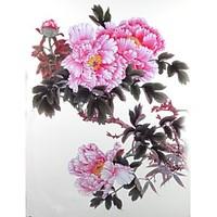 1 Pcs Waterproof Large Pink Rose Backing Pattern Tattoo Stickers