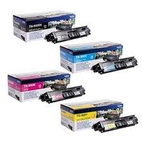 1 Full Set of Brother TN900BK and 1 x Colour Set TN900C/M/Y (Original) Toner Cartridges