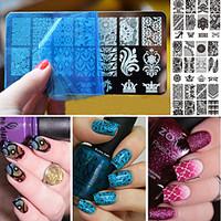 1 pcs Christmas Theme Nail Art Stamp Template Image Plate Born Pretty Nail Stamping Plates