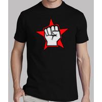 1 red star fist