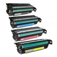 1 Full Set of HP CE260X and 1 x Colour Set CE261/2/3AC/M/Y (Remanufactured) Toner Cartridges