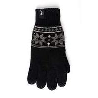 1 Pair Heat Holders Fairisle Gloves
