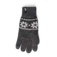 1 Pair Heat Holders Fairisle Gloves