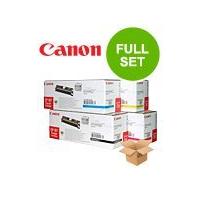 1 full set of canon ep87bk and 1 x colour set ep87cmy original toner c ...