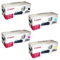 1 full set of canon ep 83bk and 1 x colour set ep 83cmy original toner ...