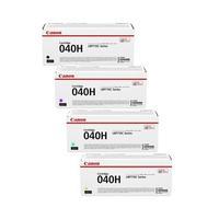 1 Full Set of Canon 040HBK and 1 x Colour Set 040HC/M/Y (Original) High Capacity Toner