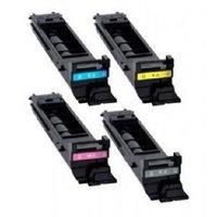 1 full set of konica minolta a0dk153 black and 1 x colour set a0dk253  ...