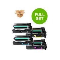 1 full set of konica minolta 171 0582 001 black and 1 x colour set 171 ...