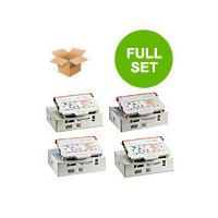 1 Full Set of Ricoh 171-0188-004 Black and 1 x Colour Set 171-0188-001/2/3 (Remanufactured) Toner