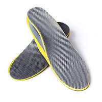 1 pairs of Breathability Moisture Permeability Wearable Pain Relief Sport Orthotic Anti-slip Deodorized Shock Absorption This cuttable Insole