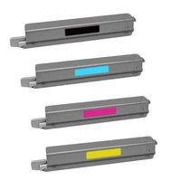 1 Full Set Lexmark C925H2KG Black and 1 x Colour Set C925H2CG/MG/YG Remanufactured Toner Cartridge