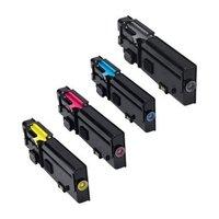 1 Full Set Dell 593-BBBQ Black and 1 x Colour Set 593-BBBT-R (Original) High Capacity Toner