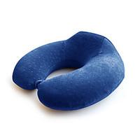 1 PC Travel Pillow Breathability Neck Support Portable Comfortable for Travel Rest Cotton Polyurethane-Gray Coffee Light Purple Blue Wine